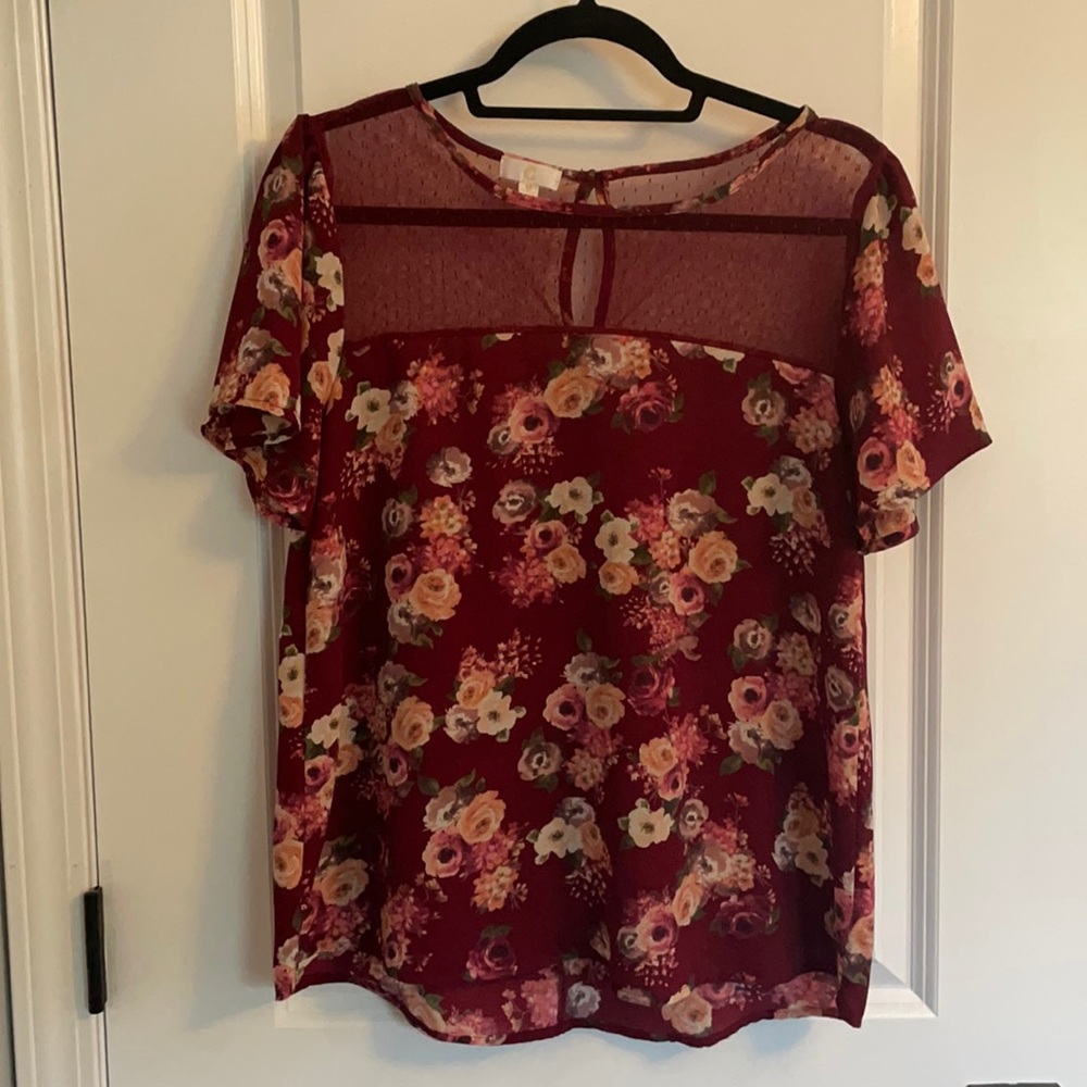 Floral tee